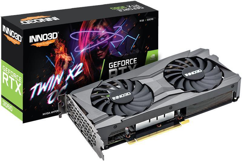 Вiдеокарта Inno3d Відеокарта GeForce RTX 3060 8GB GDDR6X TWIN X2 OC (1410751)