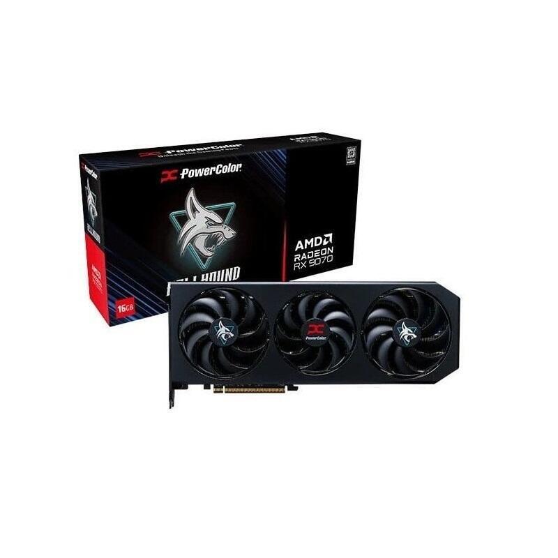 Відеокарта AMD Radeon RX 9070 16GB GDDR6 Hellhound PowerColor (RX9070 16G-L/OC)