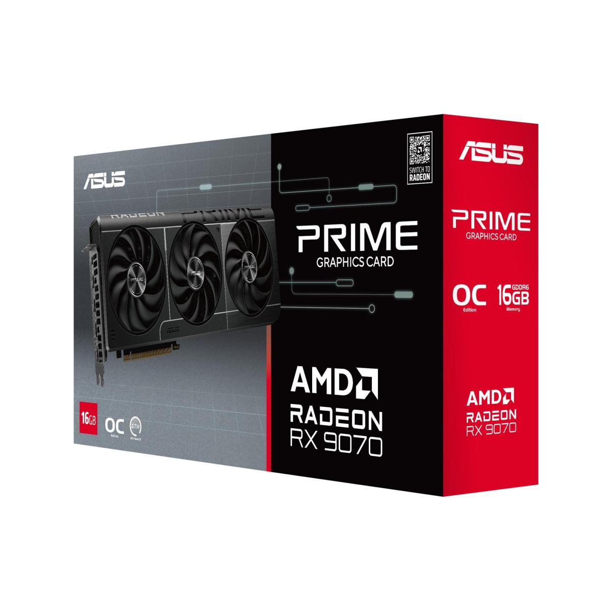 Відеокарта AMD Radeon RX 9070 16GB GDDR6 Prime Evo OC Asus (PRIME-RX9070-O16G-EVO) Відеокарта AMD Radeon RX 9070 16GB GDDR6 Prime Evo OC Asus (PRIME-RX9070-O16G-EVO)