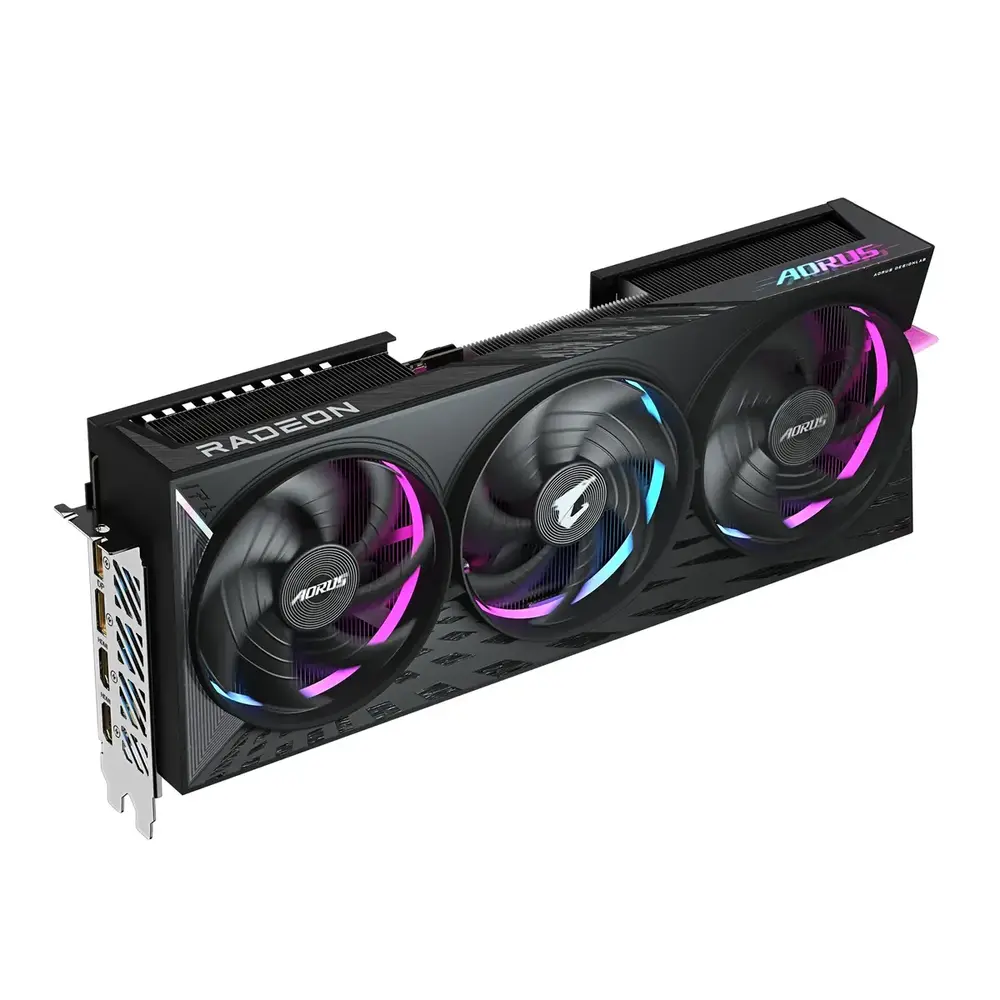 Відеокарта AMD Radeon RX 9070 XT 16GB GDDR6 Aorus Elite Gigabyte (GV-R9070XTAORUS E-16GD) Відеокарта AMD Radeon RX 9070 XT 16GB GDDR6 Aorus Elite Gigabyte (GV-R9070XTAORUS E-16GD)