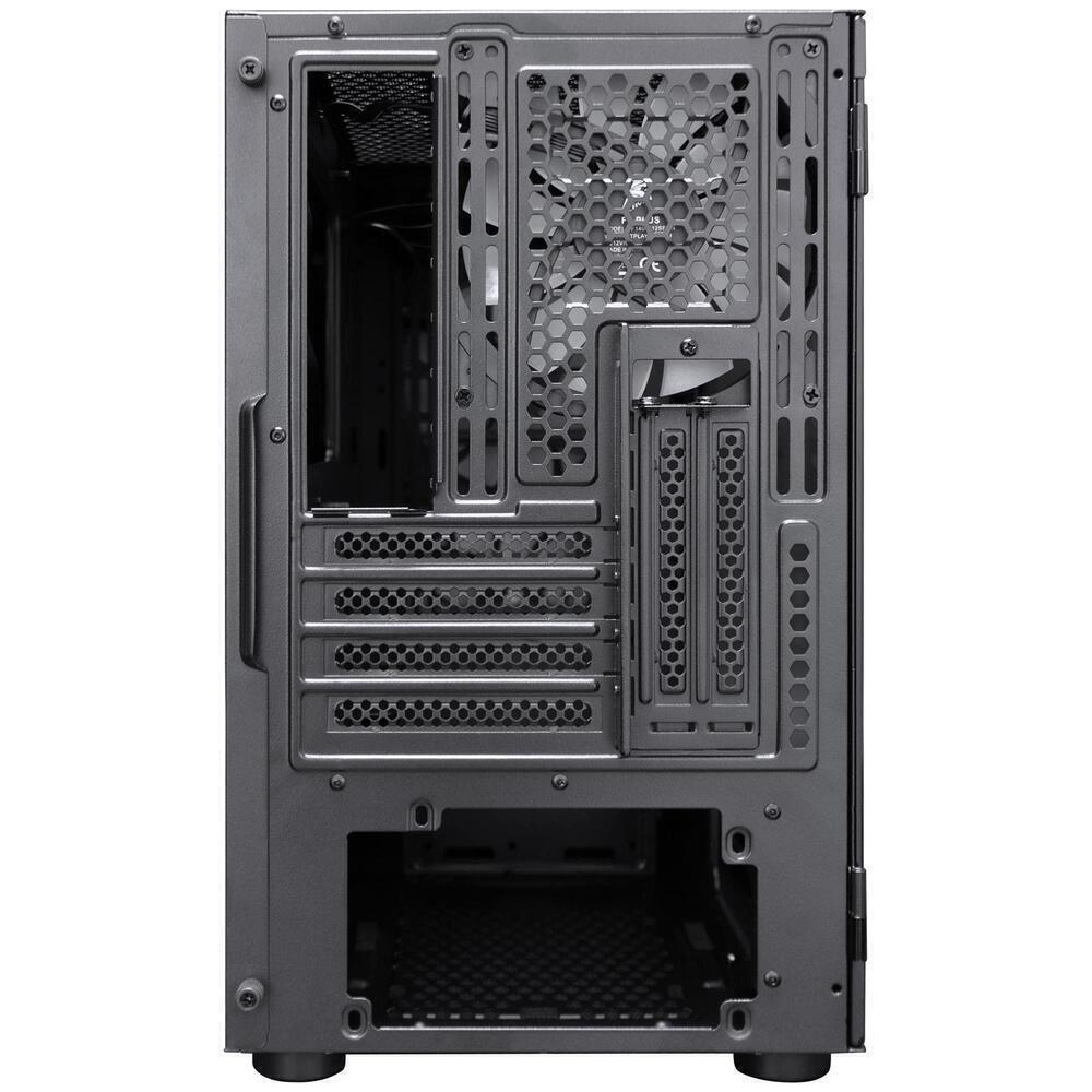 Корпус 1stPlayer D3-BK-3F7-14 Black без БЖ
