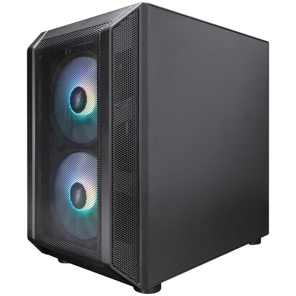 Корпус 1stPlayer D3-BK-3F7-14 Black без БЖ