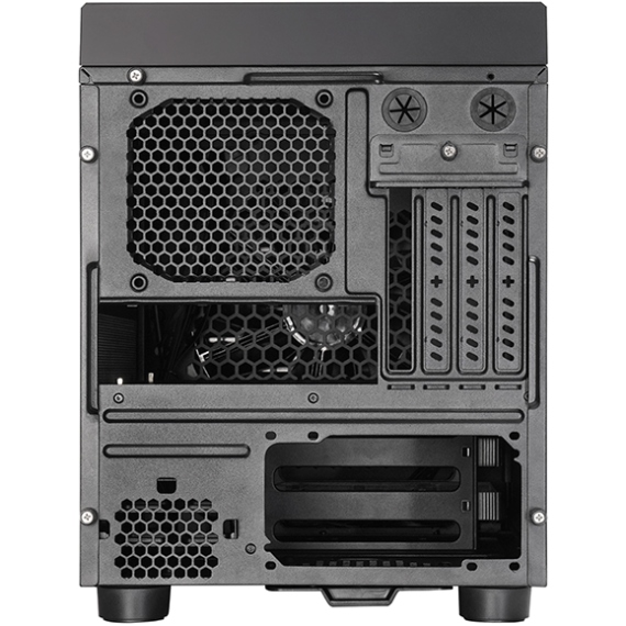 Корпус Chieftec THE CUBE CI-03B-OP, без БЖ, fan 20cm, mATX, Black (CI-03B-OP)