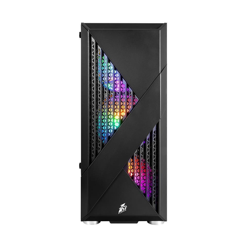 Корпус 1stPlayer F3-A-BK-4F1 Black без БЖ