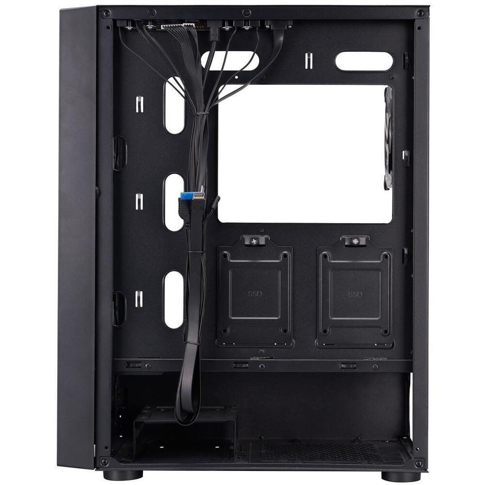 Корпус 1stPlayer Go6-BK-4FS7 Black без БЖ