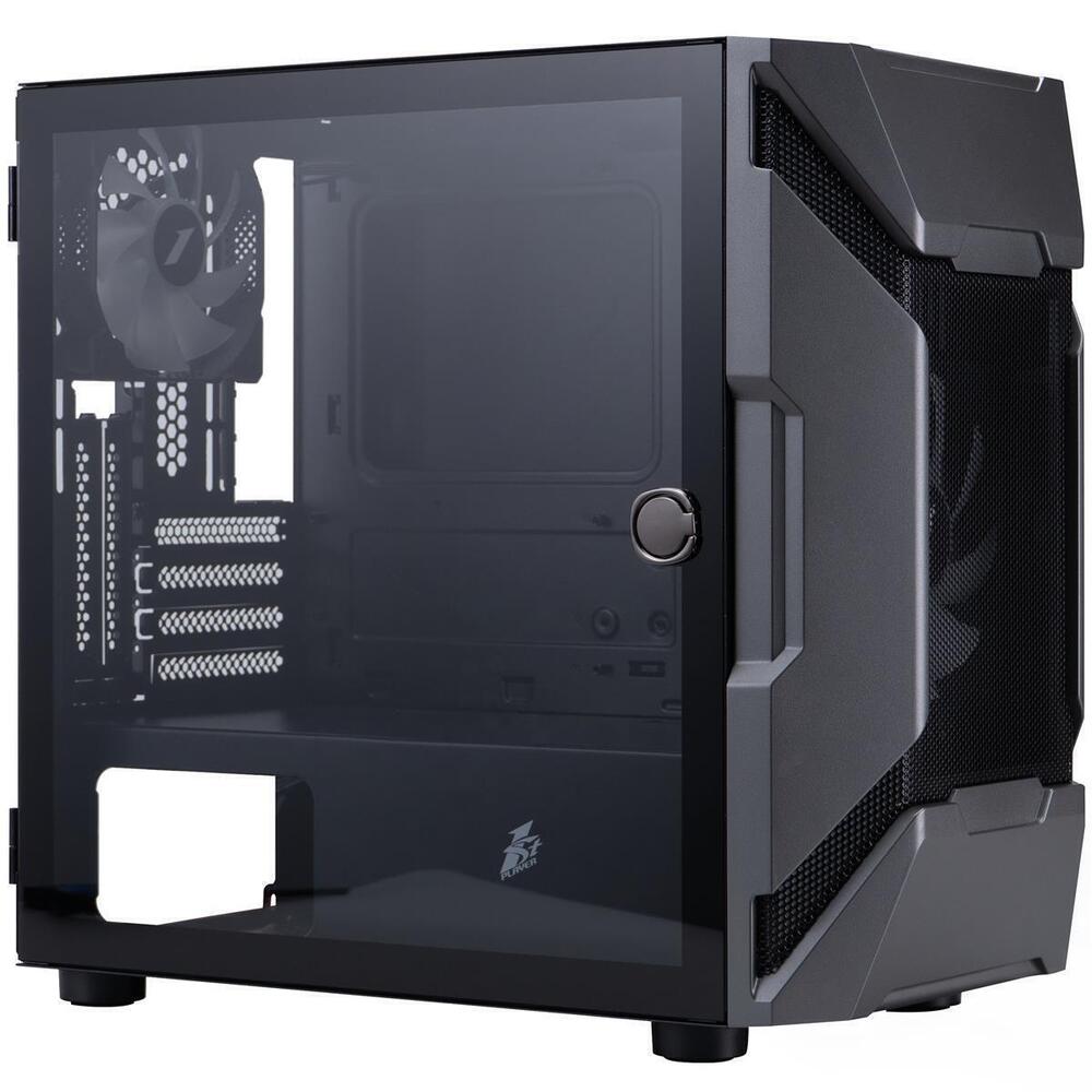 Корпус 1stPlayer D3-A-BK-1F7-14-1F7 Black без БЖ