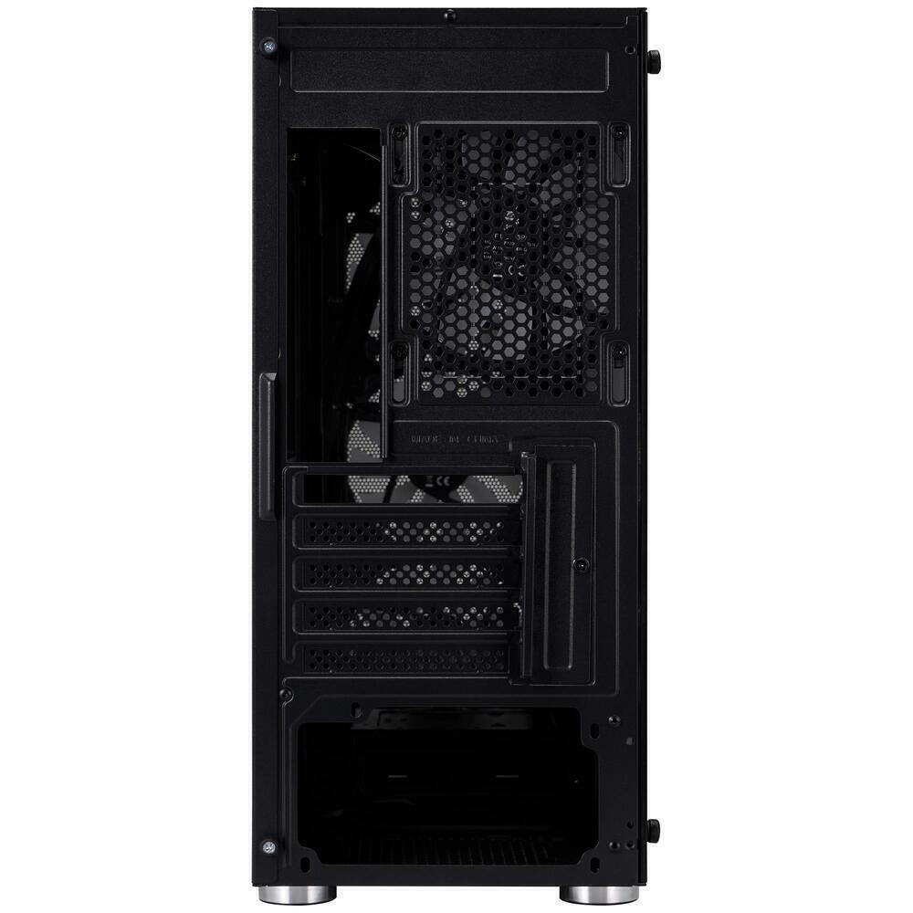 Корпус 1stPlayer FD5-M-BK-4F1 Black без БЖ