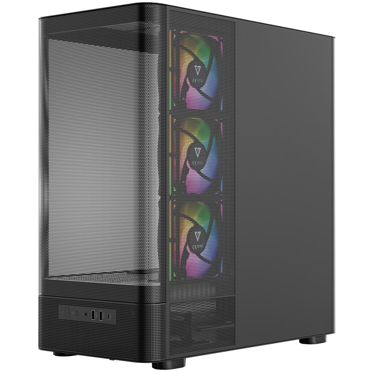 Корпус для ПК Modecom VOLCANO AQ400 ARGB (MC-A-AQ400-4FA-B)