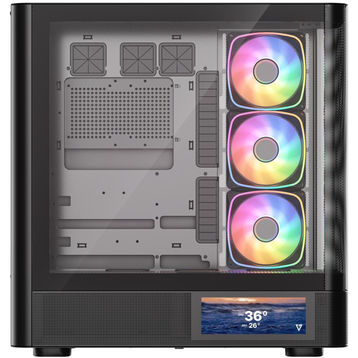 Корпус для ПК Modecom VOLCANO AQ400 ARGB (MC-A-AQ400-4FA-B)