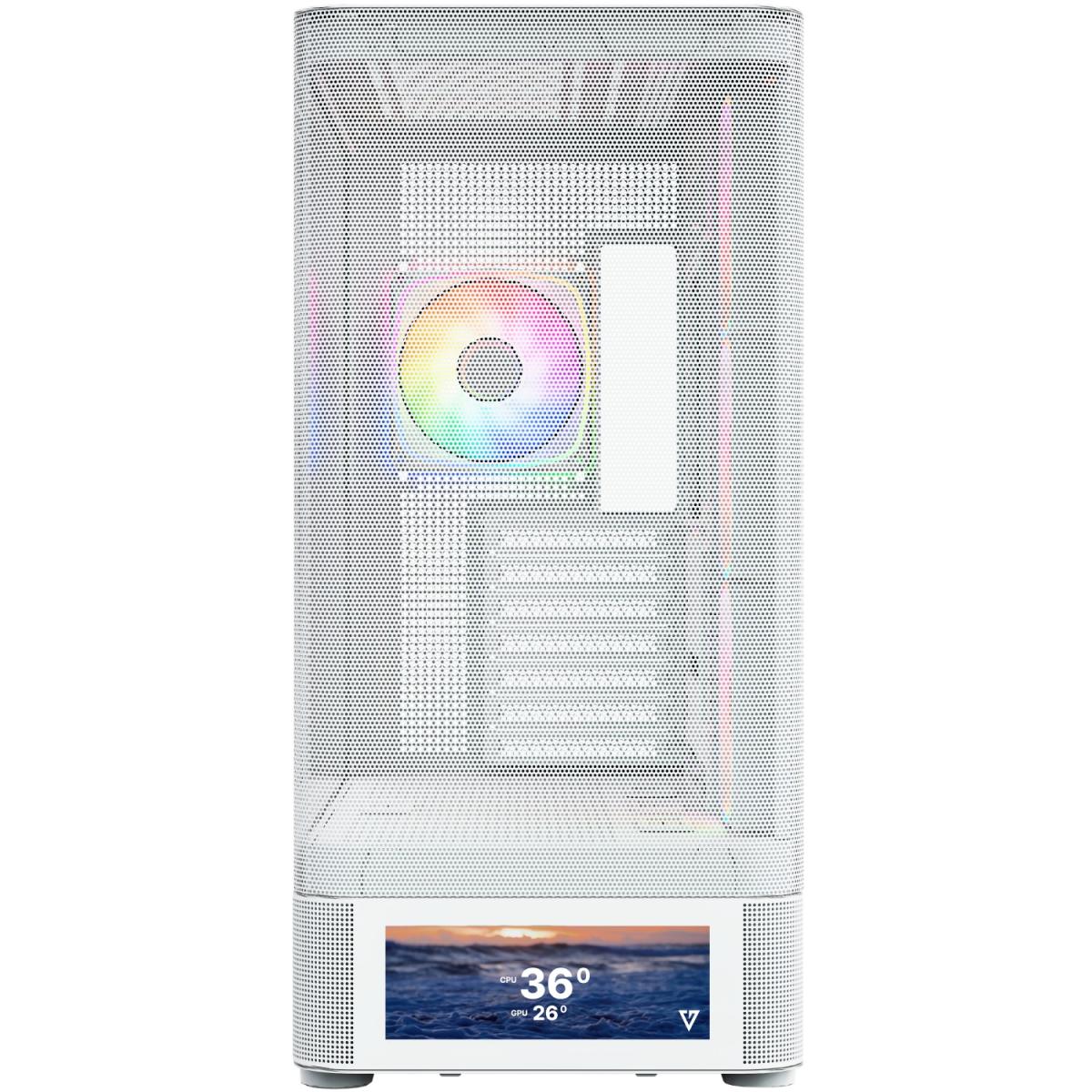 Корпус для ПК Modecom VOLCANO AQ500 ARGB LCD 6,2 (MC-A-AQ500-4FA-W)
