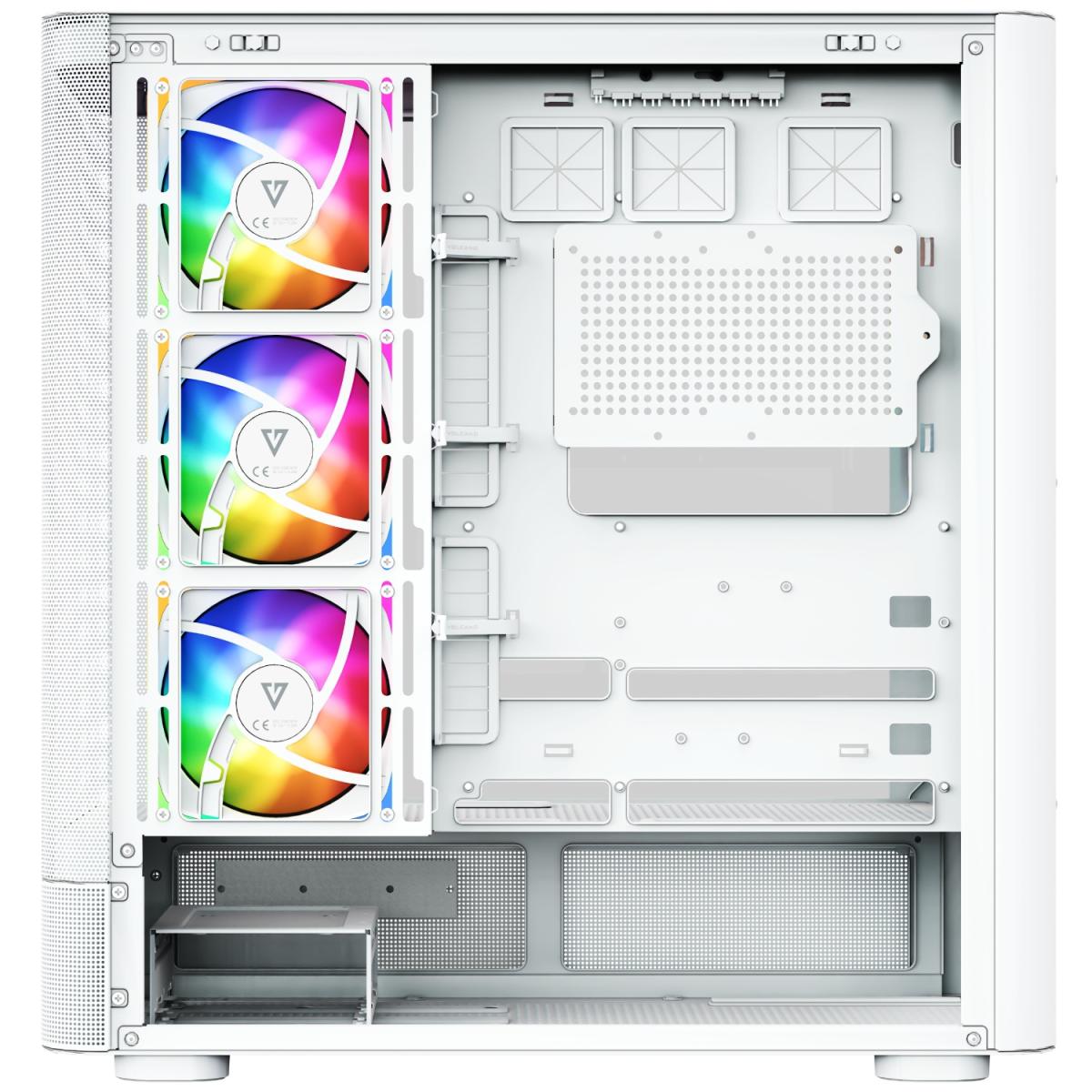 Корпус для ПК Modecom VOLCANO AQ500 ARGB LCD 6,2 (MC-A-AQ500-4FA-W)