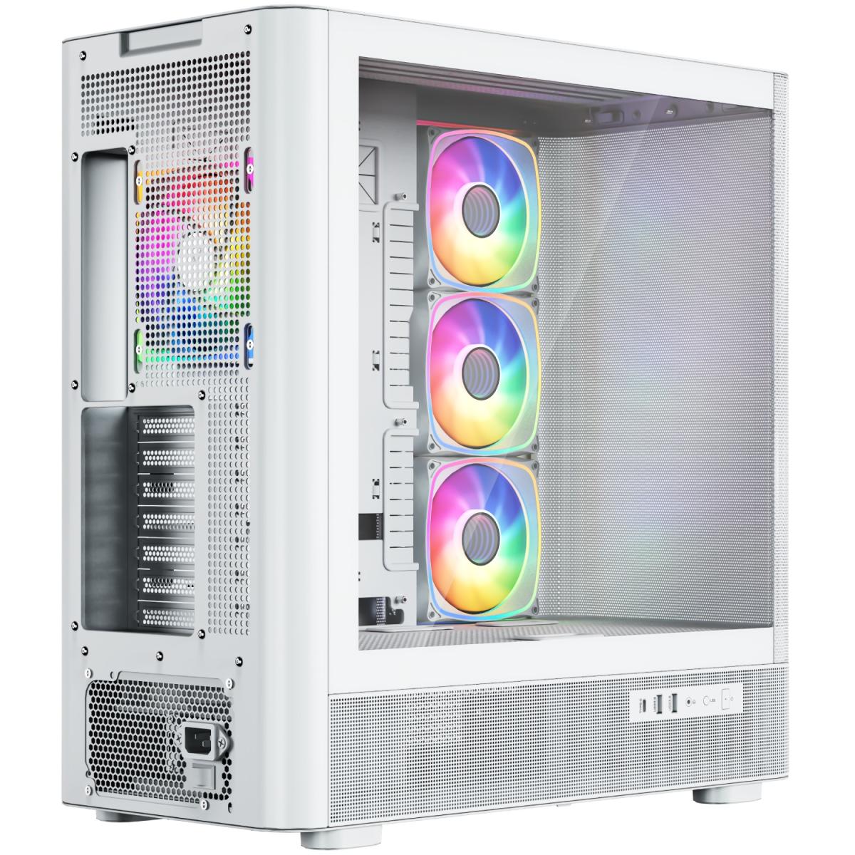 Корпус для ПК Modecom VOLCANO AQ500 ARGB LCD 6,2 (MC-A-AQ500-4FA-W)