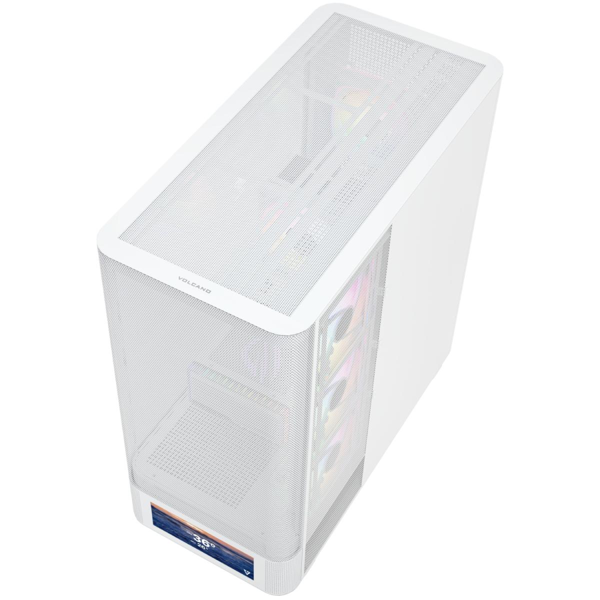 Корпус для ПК Modecom VOLCANO AQ500 ARGB LCD 6,2 (MC-A-AQ500-4FA-W)