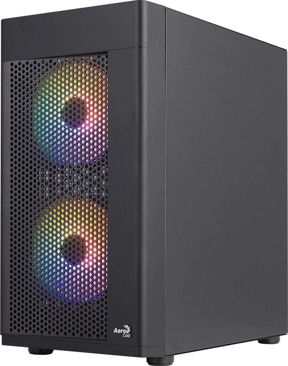 Корпус AeroCool Hexform-G-BK-v2 (ACCS-PV38033.11) Black без БЖ