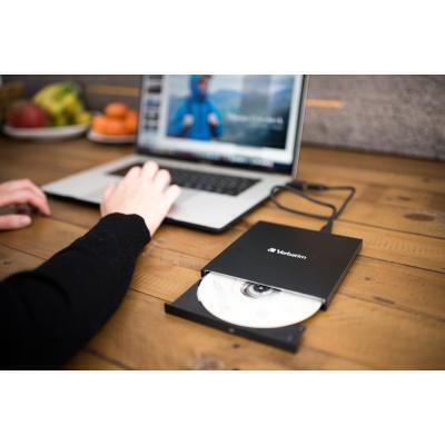Зовнішній  оптичний привід Verbatim BLU-RAY  &  DVD-RW  USB 3.1 Gen1 Type-C (43889)