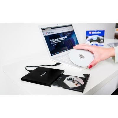 Зовнішній  оптичний привід Verbatim BLU-RAY  &  DVD-RW  USB 3.1 Gen1 Type-C (43889)