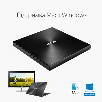Оптичний привід DVD-RW ASUS SDRW-08U9M-U/SIL/G/AS (90DD02A2-M29000)