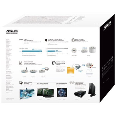 Оптичний привід Blu-Ray ASUS BW-16D1H-U PRO/BLK/G/AS (90DD01L0-M69000)