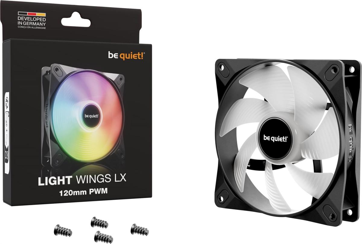 Вентилятор be quiet! Light Wings LX 120mm PWM Black (BL120)