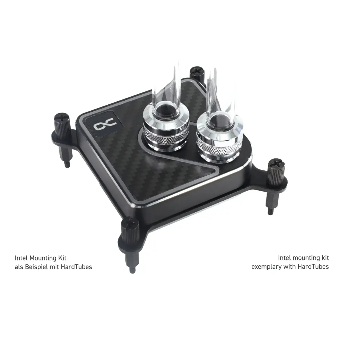 Водоблок Alphacool Core 1 Aurora Carbon - AM4 / AM5 Intel: LGA 1700 / LGA 1851 (1800508)