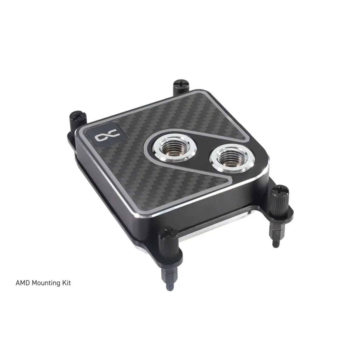 Водоблок Alphacool Core 1 Aurora Carbon - AM4 / AM5 Intel: LGA 1700 / LGA 1851 (1800508)