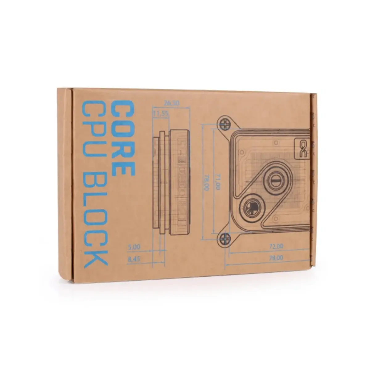 Водоблок Alphacool Core 1 Aurora Carbon - AM4 / AM5 Intel: LGA 1700 / LGA 1851 (1800508)