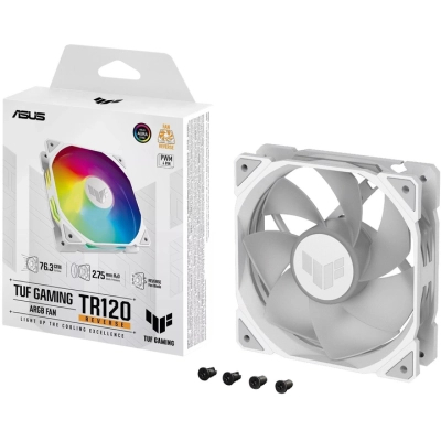 Вентилятор Asus TUF Gaming TR120 ARGB Reverse White (90DA00D3-B09000)