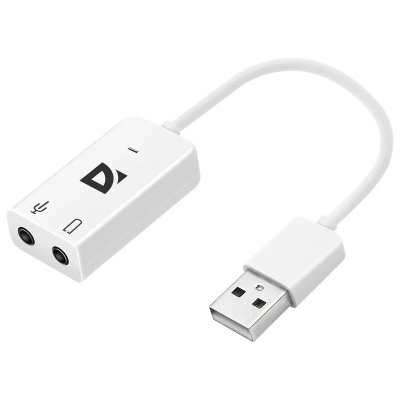 Звукова плата Defender Audio USB 2х3,5mm jack (63002)