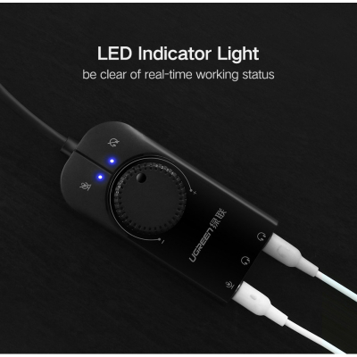 Звукова плата Ugreen CM129 black (40964)