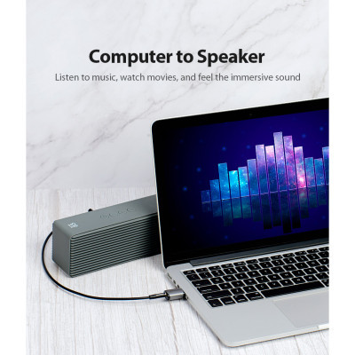 Звукова плата Vention Audio USB 1х3,5mm jack 4pin Metal (OMTP-CTIA) (CDLH0) (1533542)