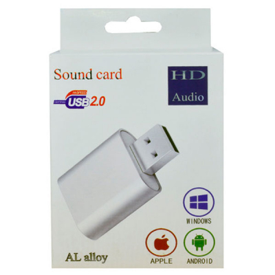 Звукова плата Dynamode USB-SOUND7-ALU silver