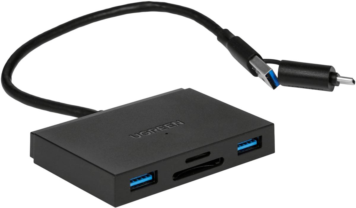 Card Reader USB 3.0 4-in-1,OTG USB-C/USB-A, SD/TF,  4-in-1 CM812 Ugreen (45167)