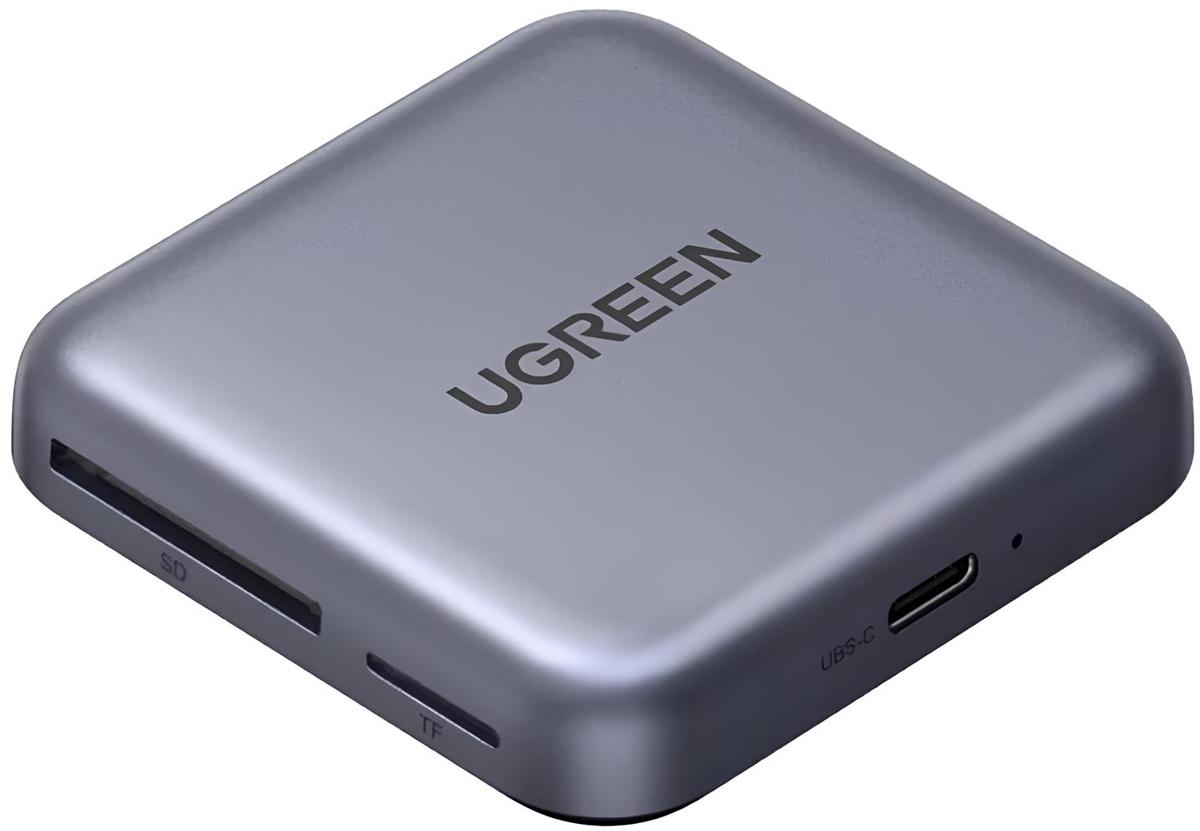 Card Reader USB 3.2 Magnetic, USB-C SD/MicroSD UHS-II 312 МБ/с PD 100W CM898 Ugreen (65095)
