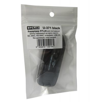 Зчитувач флеш-карт ST-Lab SD/ SDHC/ MMC /RS-MMC (U-371 black)