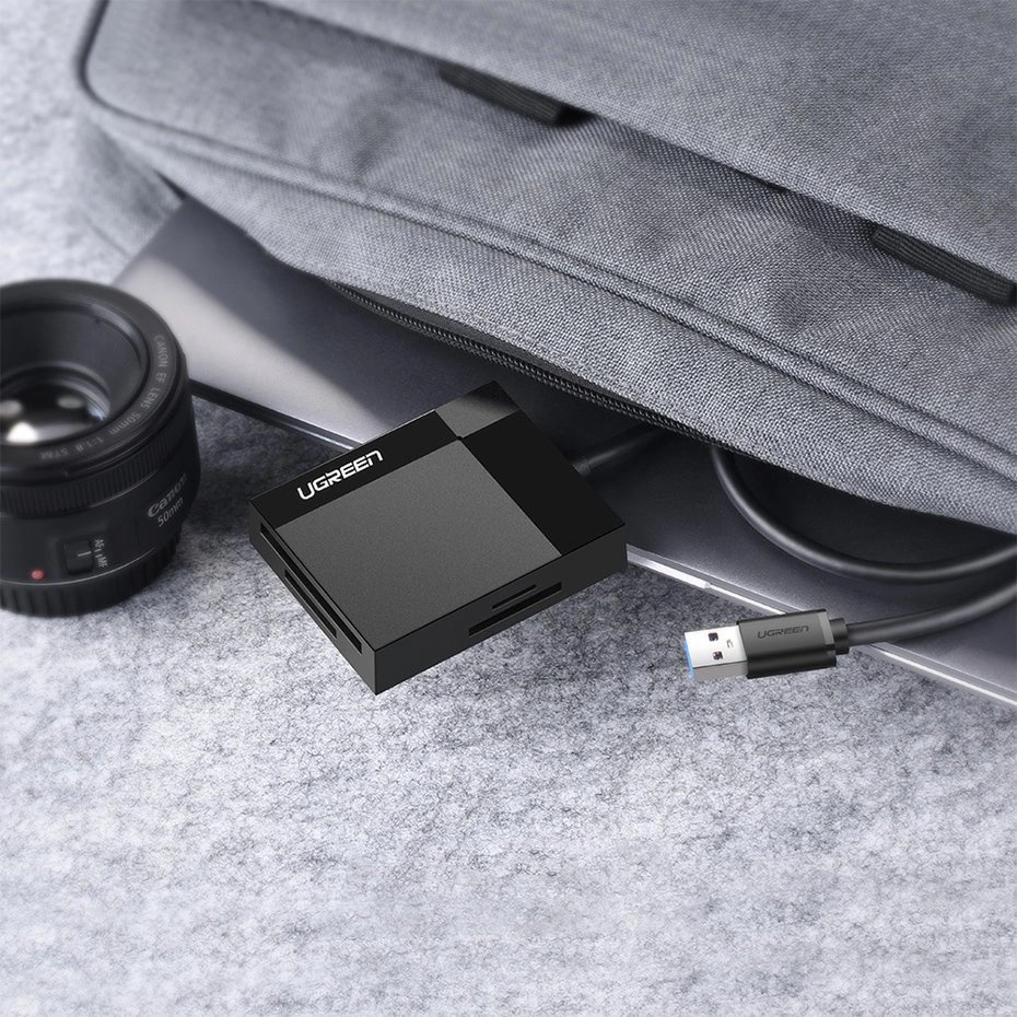 Зчитувач флеш-карт USB 3.0 All-in-One 0.5m Card Reader Ugreen (30333)