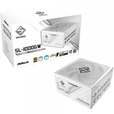 Блок живлення ASRock 1000W SteelLegend White (SL-1000GW)