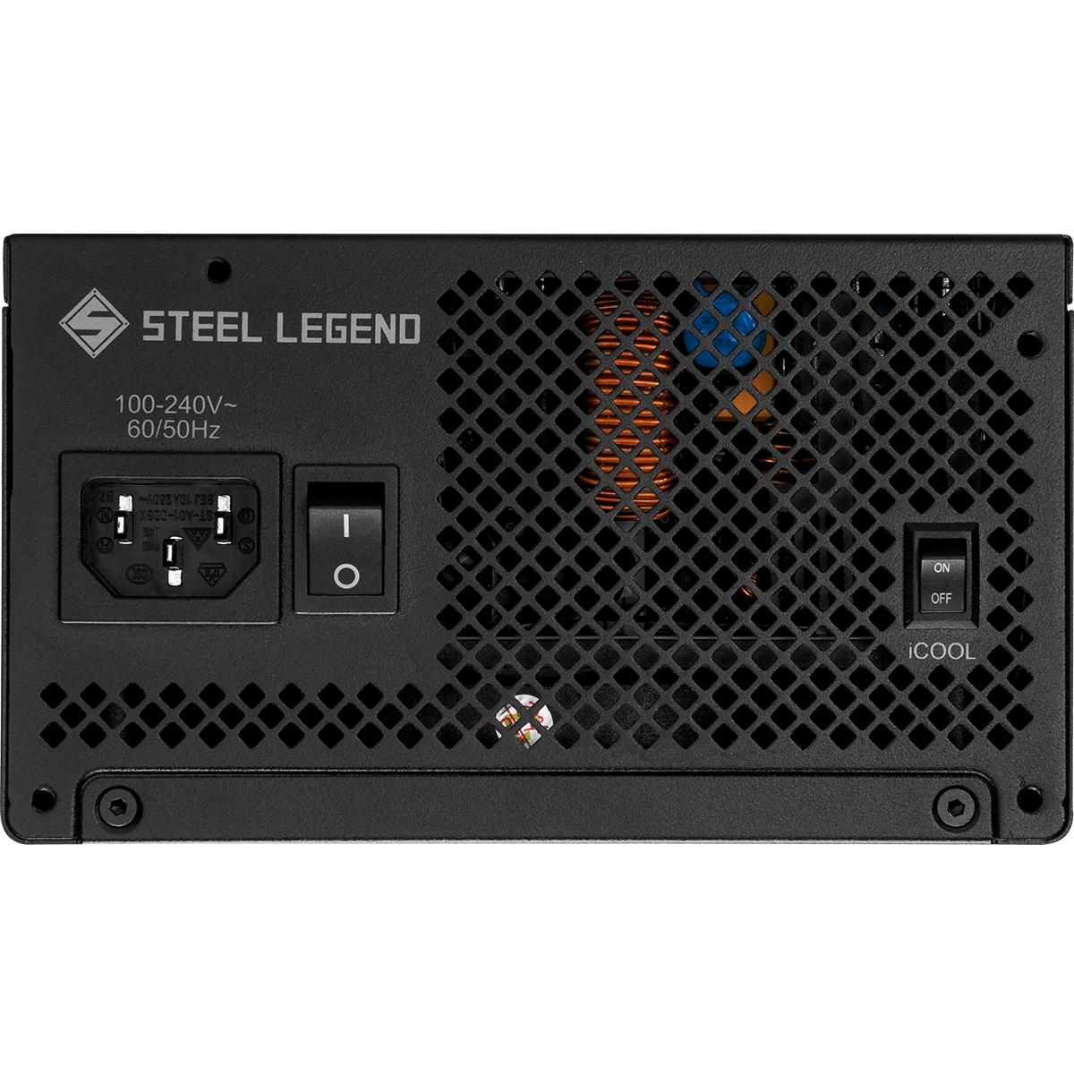 БЖ 650W ASRock SteelLegend SL-650G ATX 3.1 135mm, 80+ Gold, Fully Modular, Retail (SL-650G)