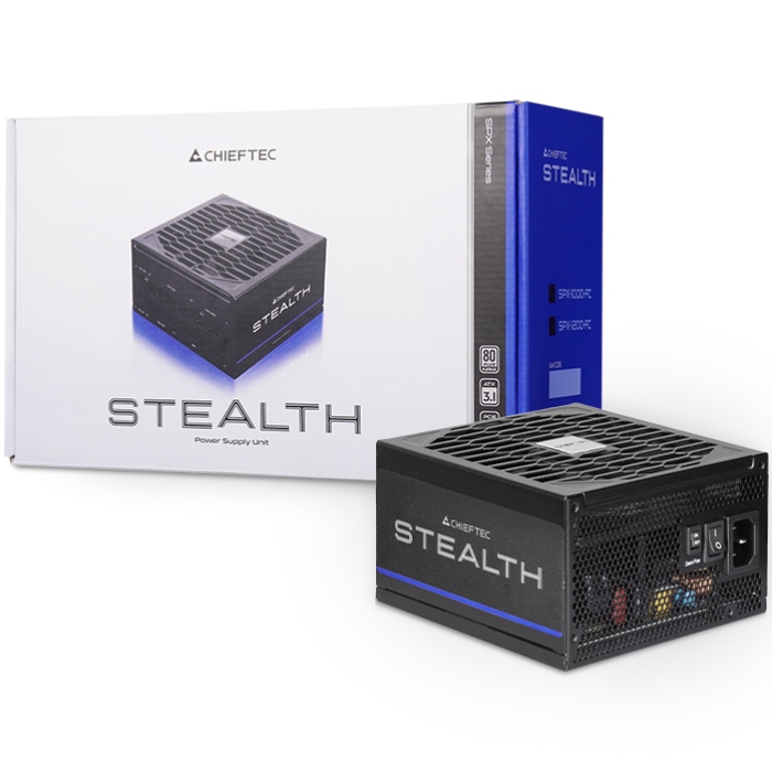 БЖ 1000W Chieftec STEALTH SPX-1000-FC ATX3.1 135mm Fan, Modular, 80+ Platinum Retail Box (SPX-1000-FC)