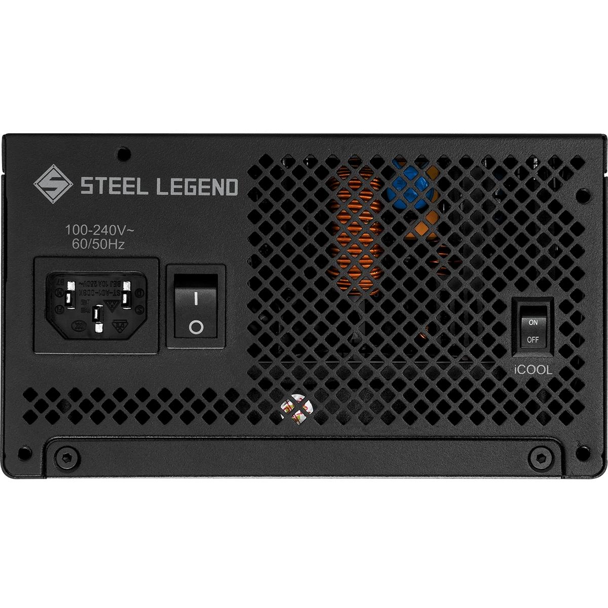 БЖ 1000W ASRock SteelLegend SL-1000G ATX 3.1 135mm, 80+ Gold, Fully Modular, Retail (SL-1000G)