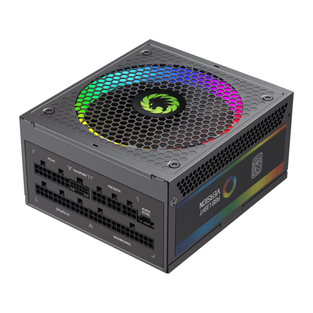 Блок живлення ATX 1300W, 80 Platinum,RGB Smart  fa n 140mm,fully modularOPP, OVP, UVP, OCP, OTP, SCP RGB-1300 (ATX3.1 PCIe5.1) GAMEMAX (RGB-1300 (ATX3.1 PCIe5.1))