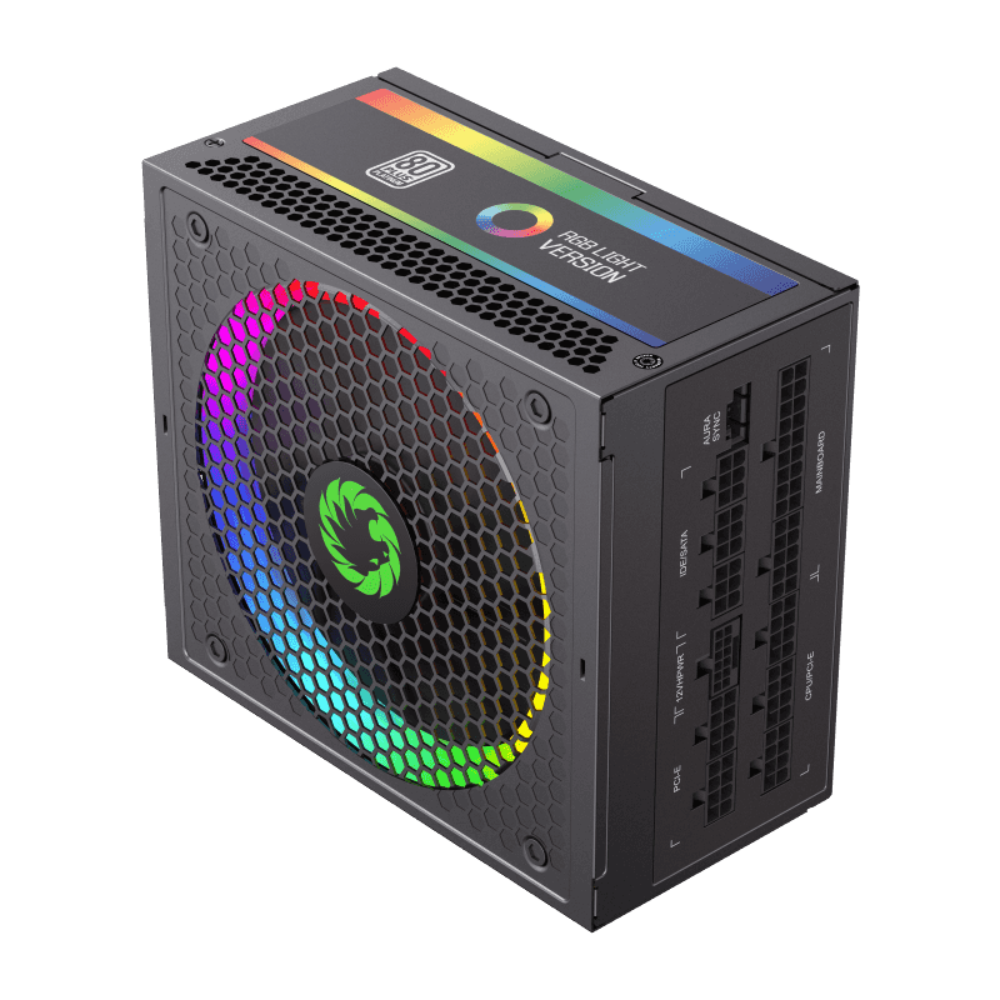 Блок живлення ATX 1300W, 80 Platinum,RGB Smart  fa n 140mm,fully modularOPP, OVP, UVP, OCP, OTP, SCP RGB-1300 (ATX3.1 PCIe5.1) GAMEMAX (RGB-1300 (ATX3.1 PCIe5.1))