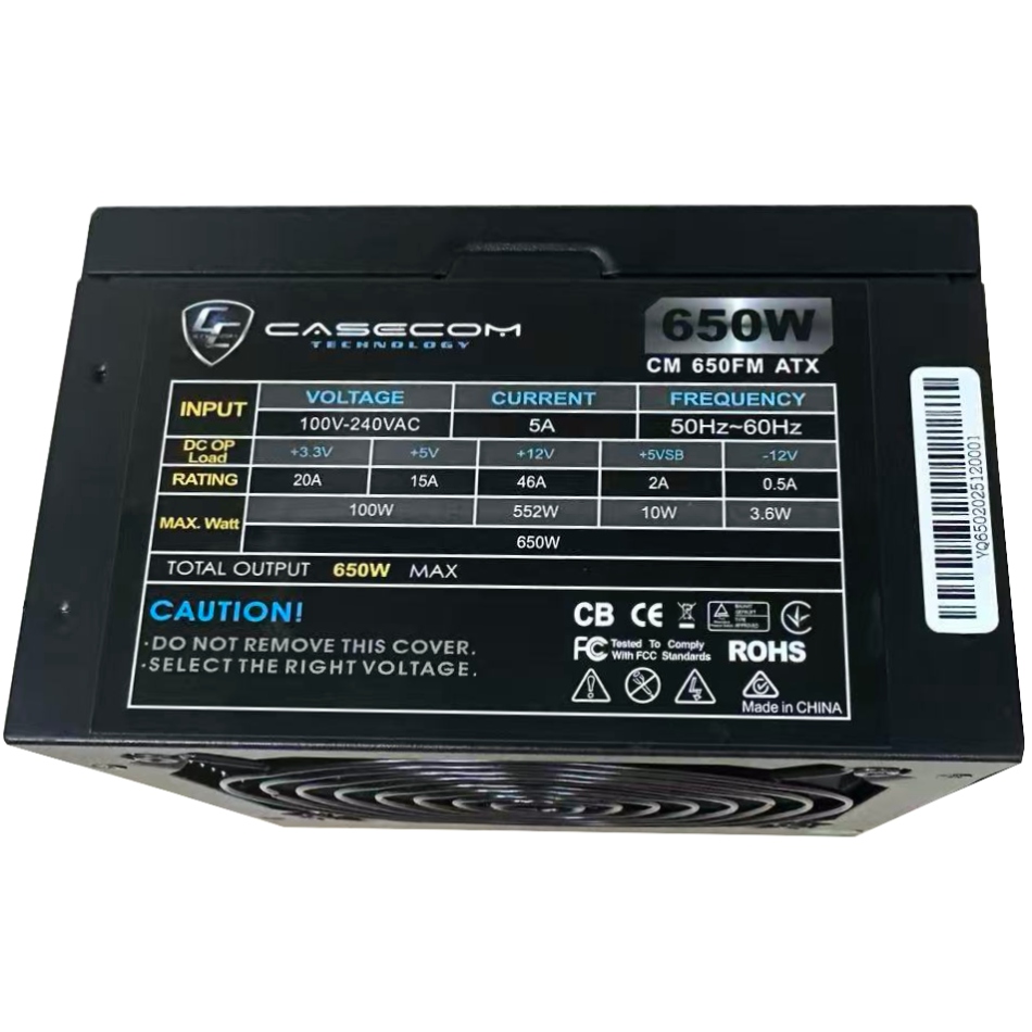 Блок живлення Casecom 650W (CM 650FM ATX)