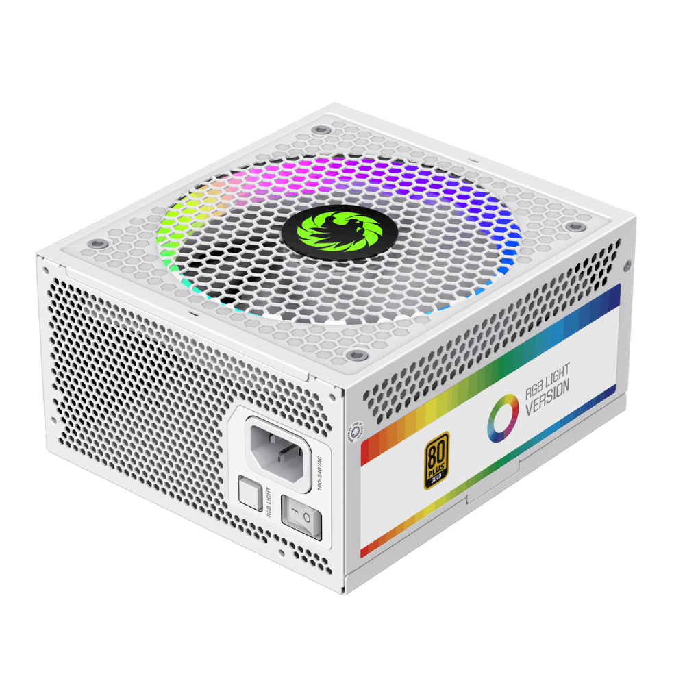 Блок живлення 1050W, 80 Gold,ARGB ring fan 140mm,f ully modularOPP, OVP, UVP, OCP, OTP, SCP RGB1050 PRO WH (ATX3.1PCIe5.1) GAMEMAX (RGB1050 PRO WH (ATX3.1PCIe5.1))