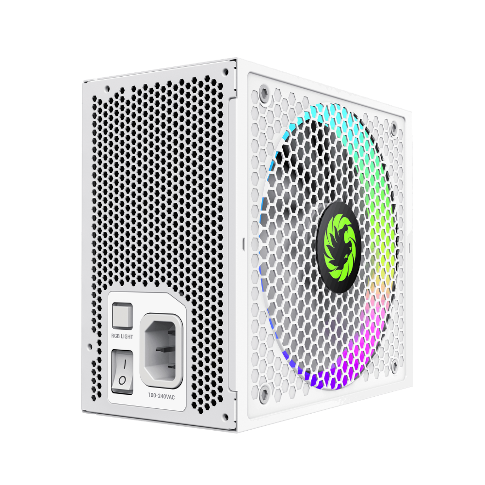 Блок живлення 1050W, 80 Gold,ARGB ring fan 140mm,f ully modularOPP, OVP, UVP, OCP, OTP, SCP RGB1050 PRO WH (ATX3.1PCIe5.1) GAMEMAX (RGB1050 PRO WH (ATX3.1PCIe5.1))