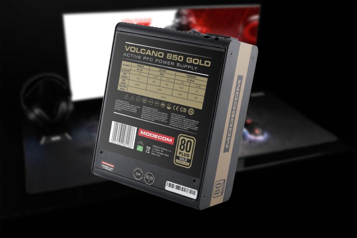 Блок живлення Modecom 850W (ZAS-MC92-SM-850-ATX-VOLCA)