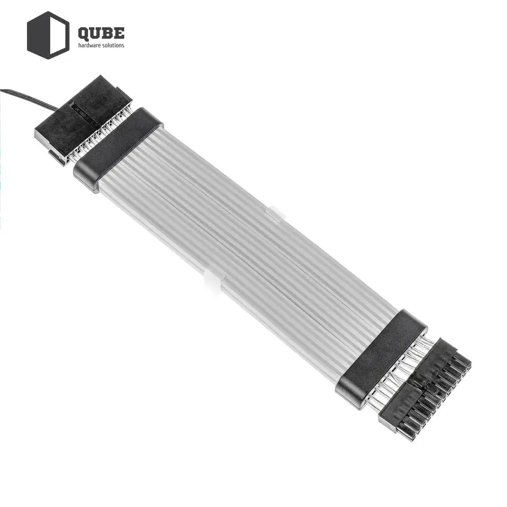 Кабель для ПК Qube ARGB 24 pin Female to Male, Black (1821025)