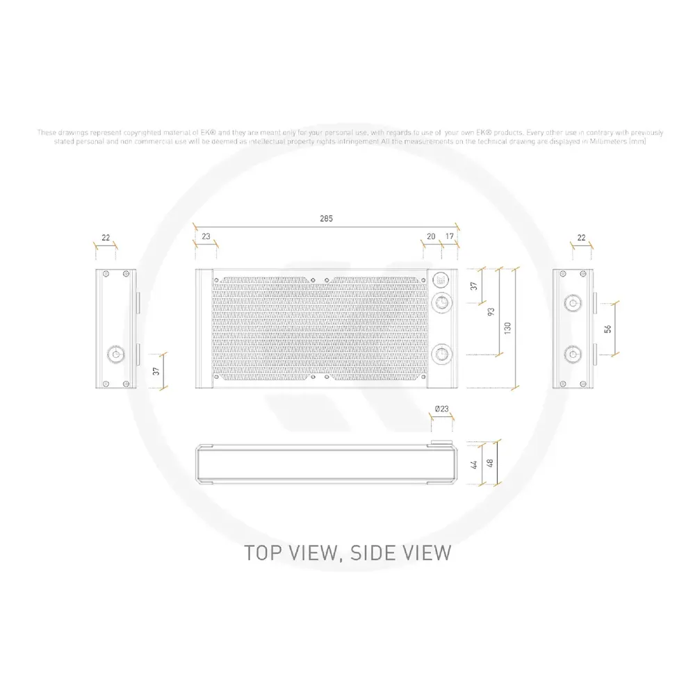 Радіатор EKWB EK-Quantum Surface P240M - White Радіатор EKWB EK-Quantum Surface P240M - White