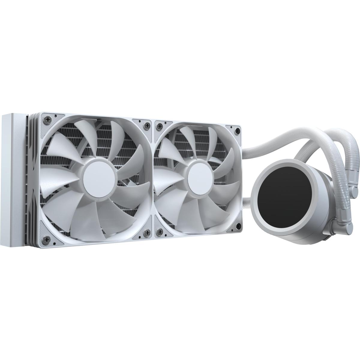Система водяного охолодження AeroCool Abyss L240R Digi White (ACLA-AD24117.21)