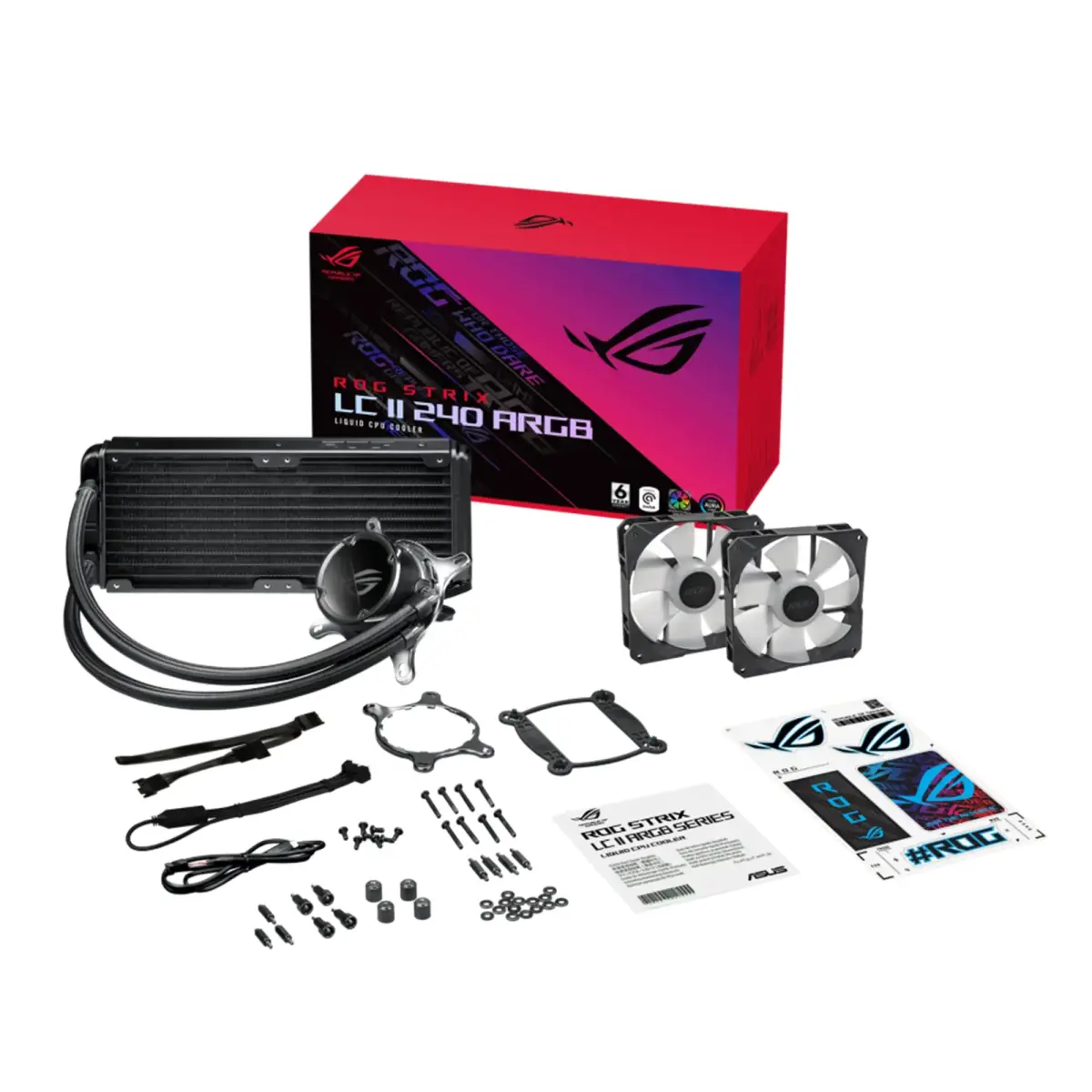 СВО ASUS ROG-STRIX-LC-II-240 ARGB Intel LGA 1700, 1200, 115x, 2011, 2011-3, 2066 AMD AM4, TR4 ARGB СВО ASUS ROG-STRIX-LC-II-240 ARGB Intel LGA 1700, 1200, 115x, 2011, 2011-3, 2066 AMD AM4, TR4 ARGB