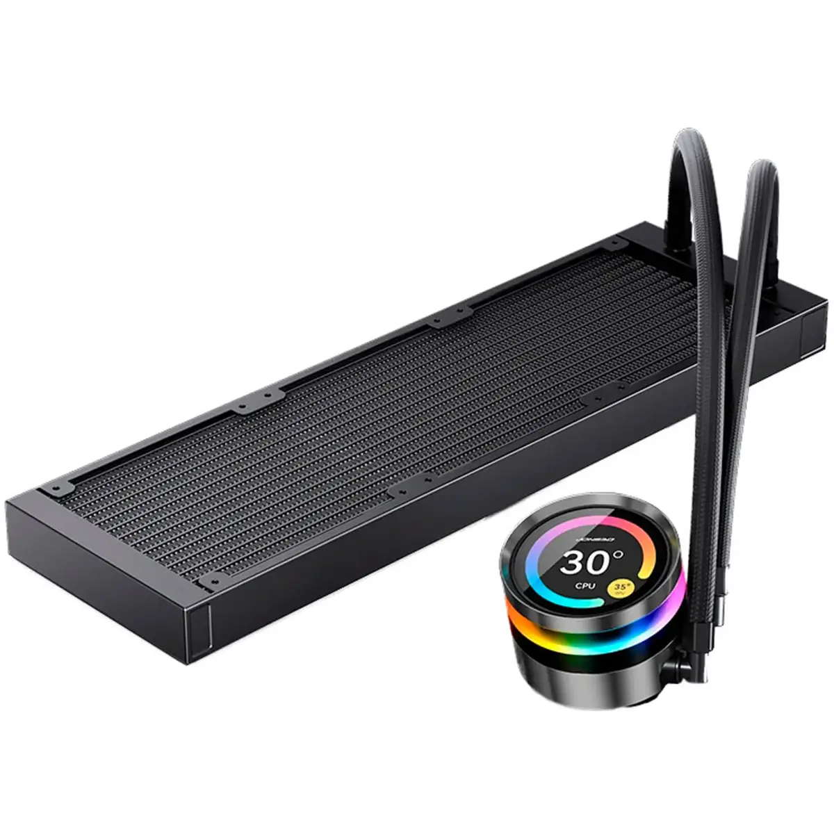 CВО JONSBO TF2-360SC(BN) Black (Intel LGA1700/1200/115X/2011 AMD AM4/AM5/4PIN PWM)